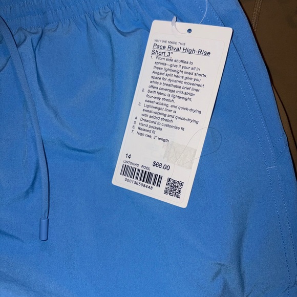 NWT 2 pair lululemon shorts size 12& 14 - Picture 6 of 8